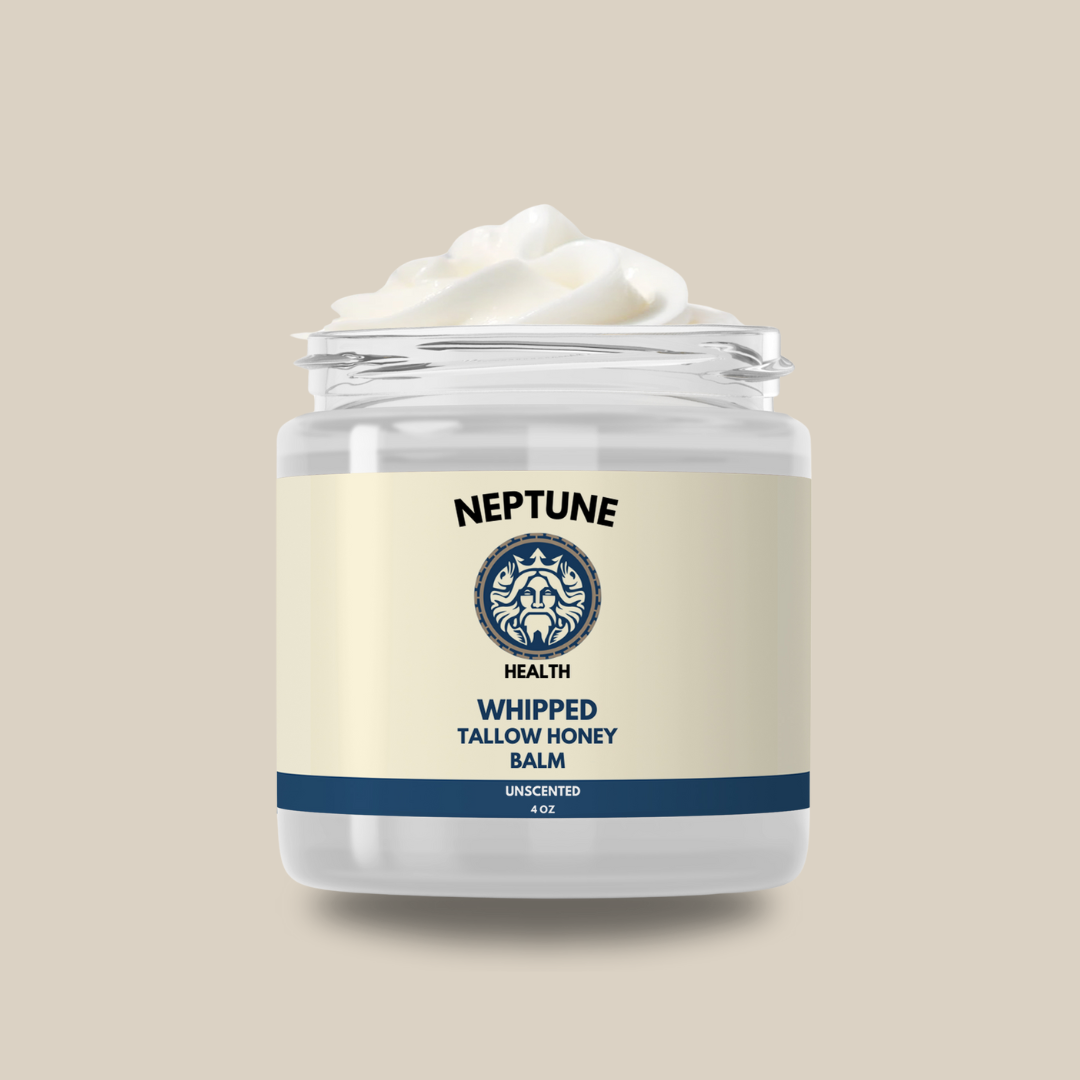 Neptune Grass Fed Tallow & Honey Balm (Whipped) 4oz